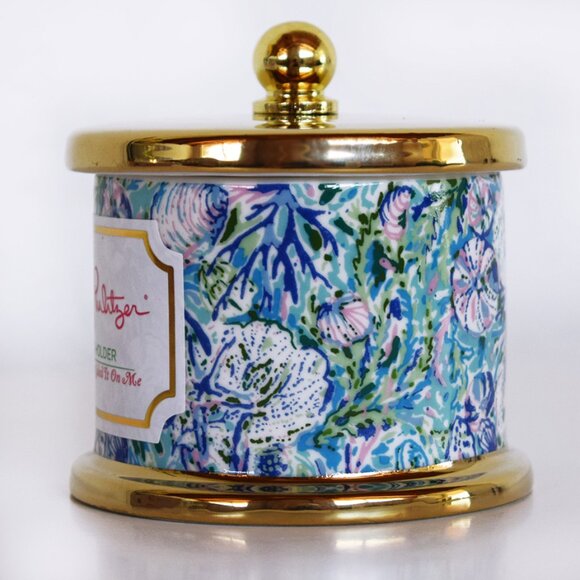 Lilly Pulitzer Soleil It On Me Ring Holder With Lid - Picture 3 of 9